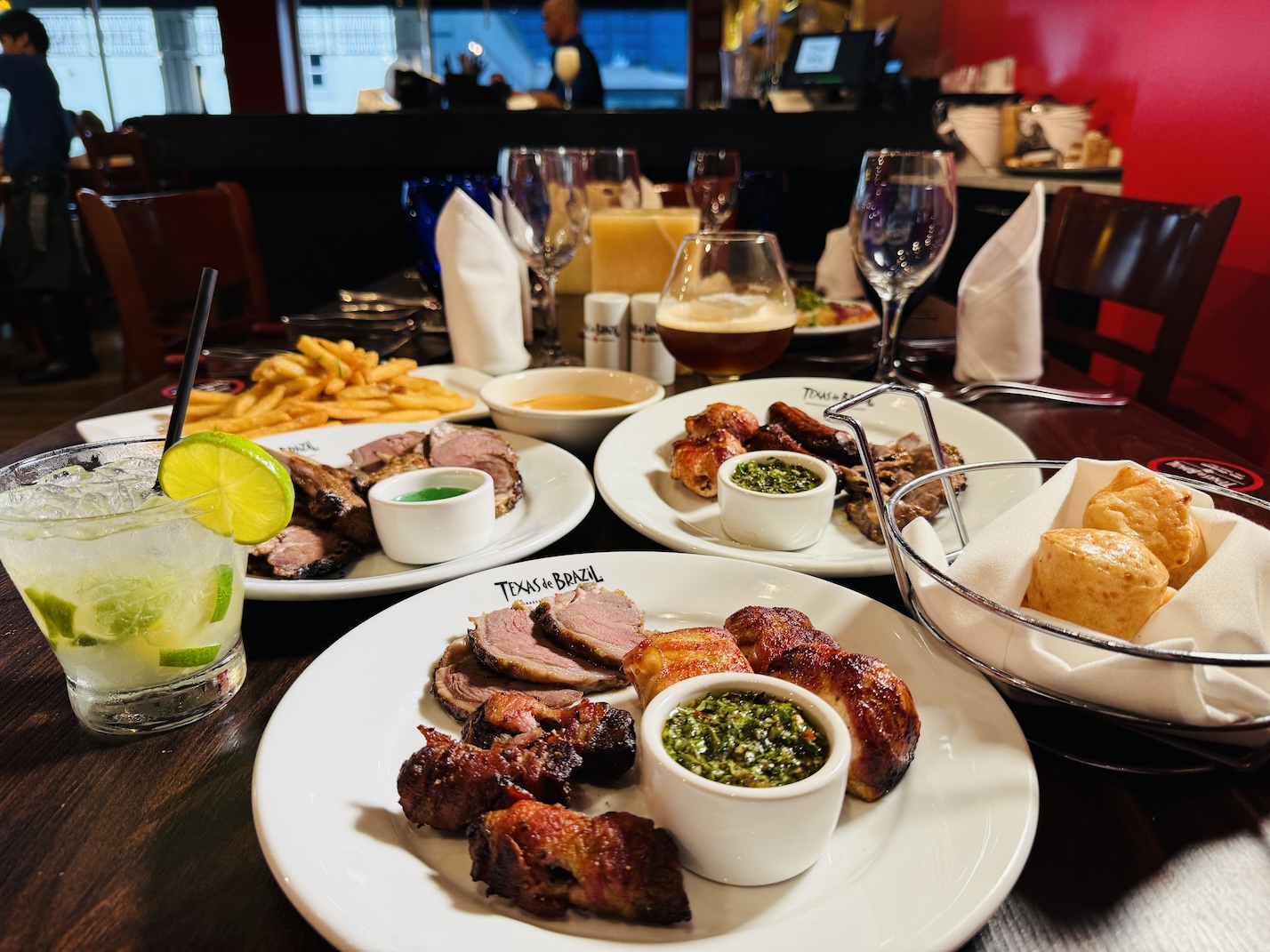 Texas De Brazil お肉盛り付け